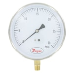 Lightweight Contractor Gages, 4.5" Scale, 1% Accuracy, -4 to 140°F