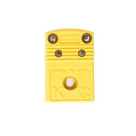 Miniature Thermocouple Connectors Flat Pin with Write-on Window, Standard and Extended Temperature Range