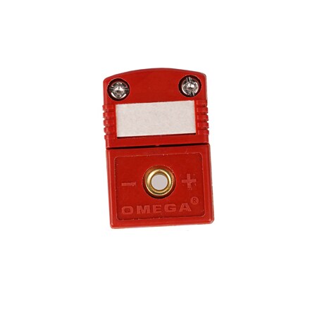 Miniature Thermocouple Connectors Flat Pin with Write-on Window, Standard and Extended Temperature Range