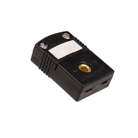 Miniature Thermocouple Connectors Flat Pin with Write-on Window, Standard and Extended Temperature Range