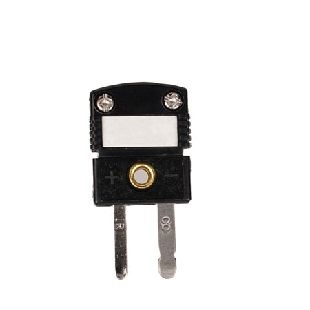Miniature Thermocouple Connectors Flat Pin with Write-on Window, Standard and Extended Temperature Range