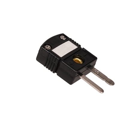 Miniature Thermocouple Connectors Flat Pin with Write-on Window, Standard and Extended Temperature Range