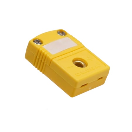 Miniature Thermocouple Connectors Flat Pin with Write-on Window, Standard and Extended Temperature Range