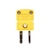 Miniature Thermocouple Connectors Flat Pin with Write-on Window, Standard and Extended Temperature Range