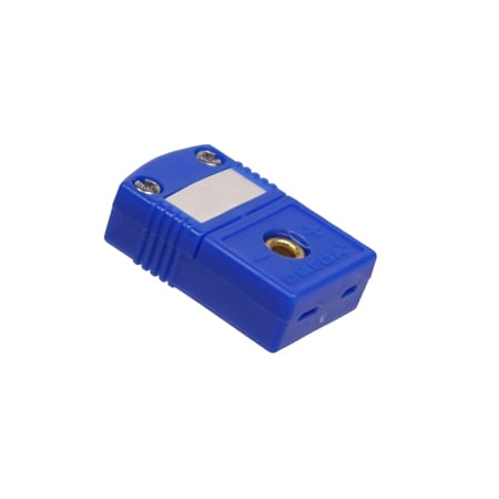 Miniature Thermocouple Connectors Flat Pin with Write-on Window, Standard and Extended Temperature Range