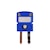 Miniature Thermocouple Connectors Flat Pin with Write-on Window, Standard and Extended Temperature Range