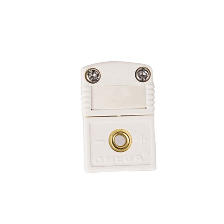 Miniature Thermocouple Connectors Flat Pin with Write-on Window, Standard and Extended Temperature Range