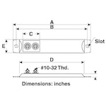 Seamless Iron or Chrome Steel Strip Heater Inline Terminals