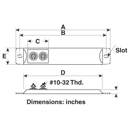 Seamless Iron or Chrome Steel Strip Heater Inline Terminals