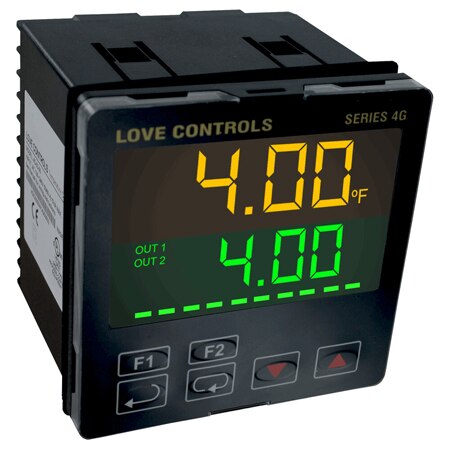 Dual Loop Temp/Process Controllers w/ RS-485 Modbus® for PID Control