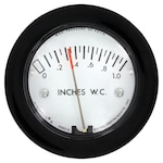 Compact Low Differential Pressure Gauge – No Power Needed, Dependable and Low Cost