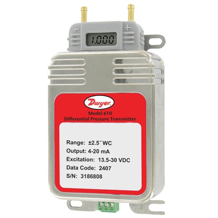 Low Differential Pressure Transmitters, ± 0.25% or ± 0.5% FS Accuracy