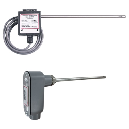 Dual 4-20 mA Humidity/Temp Transmitters ± 2% Humidity, ± 1°F Accuracy