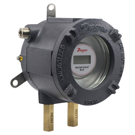 ATEX/IECEx Magnesense® Differential Pressure Transmitter, LCD, Adjustable Ranges