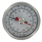 Bimetal Thermometer - Max/Min for Industrial Use - Stem Lengths 2.5-12 in