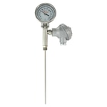 Bimetal Thermometer w/ Transmitter Output for Boilers & Compressors