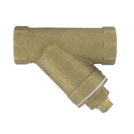 Brass Y-Strainer, PTFE Seal, Stainless Filter, High Flow, Various Sizes