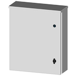 Outdoor Carbon Steel Electrical Enclosures, 180° Hinges, Latch, Rain Cap