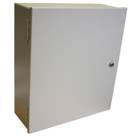 Wall-Mounted Carbon Steel Enclosures with Hinged Door & Key Lock, 2x2 Grid