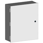 Wall-Mount Carbon Steel Enclosures, 180° Door, Quarter Turn Latch