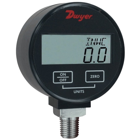 Digital pressure gage, DPGA Series, range 0 to 5 psi