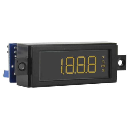 LCD Digital Panel Meter, 3.5 Digits, 4-20 mA Input, 24 Vdc Power Supply