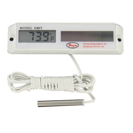 Solar Refrigerator & Freezer Thermometer - Accurate Temp in °F/°C