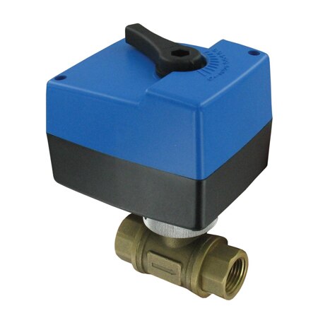 HVAC Electrical Ball Valve – Flow Control for Hot/Cold Water, AC Motor