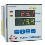 Mercoid Pump Controller, 1/4 DIN, Dual Pump, NEMA 4X, Level Control