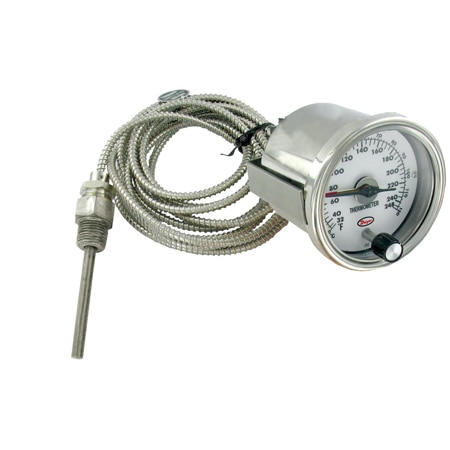 Remote reading thermometer with switch, range 0 to 300°F (-18 to 149°C)