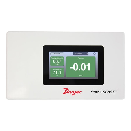 Critical Room Status Monitor – Touchscreen, BACnet, Modbus, for Labs & Hospitals
