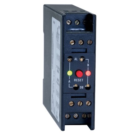 Thermocouple Alarm Switch, Dual Form C Relays, DIN Rail Mountable