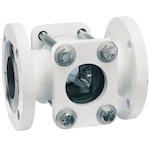 SFI-300F: 300°F Sight Flow Indicators, ANSI Flange, Dual Windows, SS/CS Body