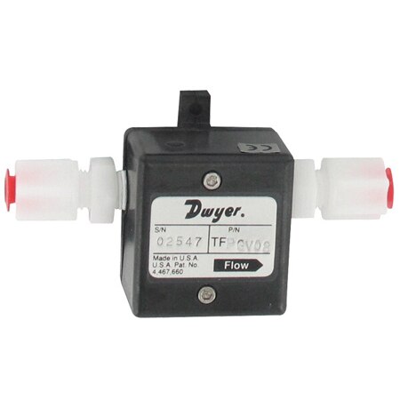 Turbine Gas Flowmeter, 0-5 Vdc Output, Power Adapter Required