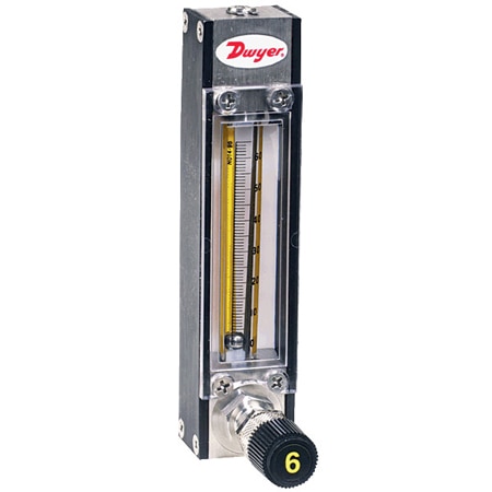 Variable Area Flowmeters for Gas & Liquid – Universal Scale, 6-Turn Valve