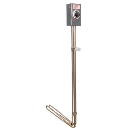 Copper or SS Drum Immersion Heater Thermostat Over the Side