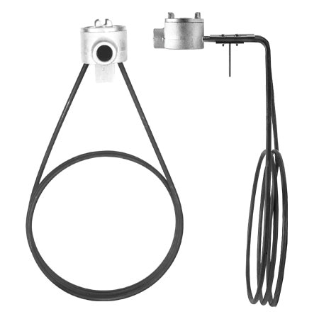 Stainless Steel Tank Immersion Heater Over the Side Vertical Loop Element