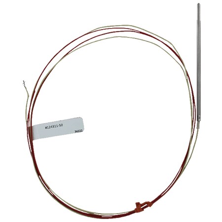 K type thermocouple, 4" probe, 48" extension
