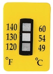 3 Point Non-Reversible Temperature Label