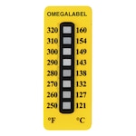 8 Point Non-Reversible Temperature Label