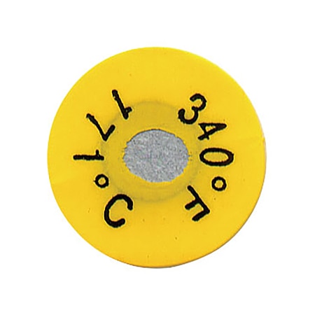 Single Dot Non-Reversible Temperature Label