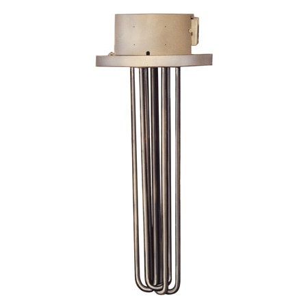 Copper Flanged Immersion Heater Clean Water