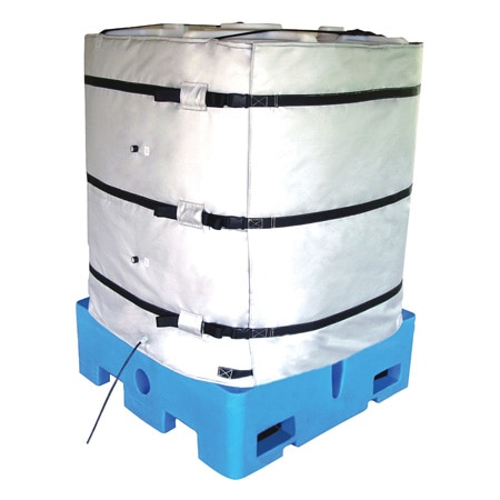 Silicone Fiberglass Tote Heater Dual Thermostat up to 2880 W