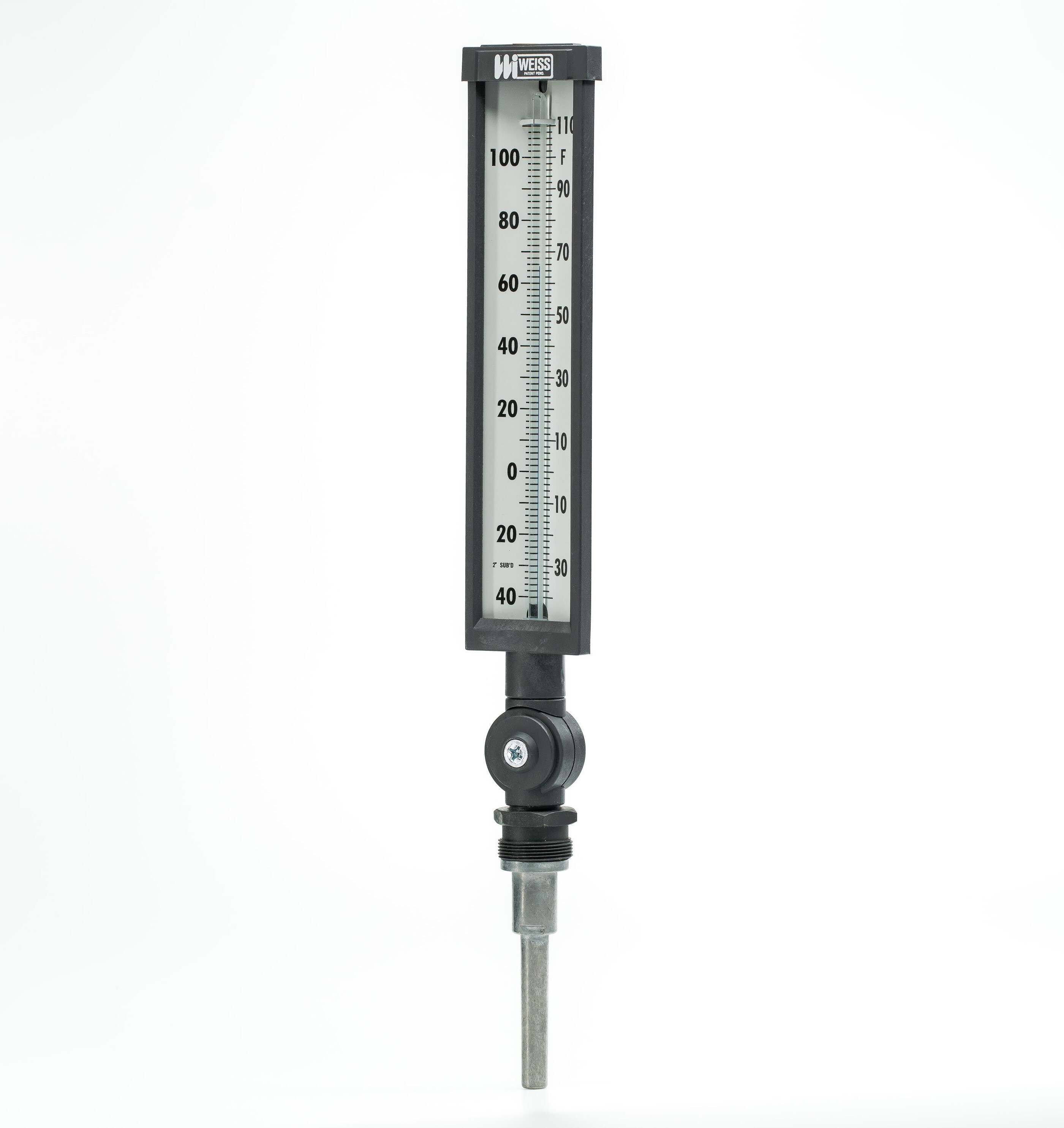 7" and 9" Vari-Angle®Industrial Glass Thermometer