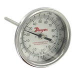Thermomètres bimétalliques pour refroidisseurs et chaudières – Acier inoxydable, scellé