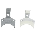 Averaging Temp Sensor Clips for Ducts & Air Handlers, Gray/Natural