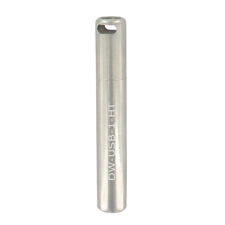 High Temp USB Data Logger, 257 °F (125 °C) - Durable Stainless Steel