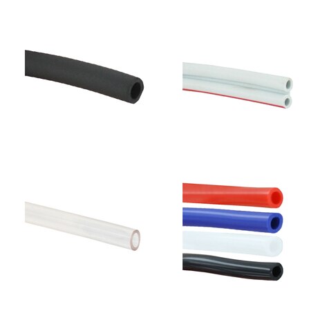 Rubber latex tubing. 3/16" ID, lengths to 50'.