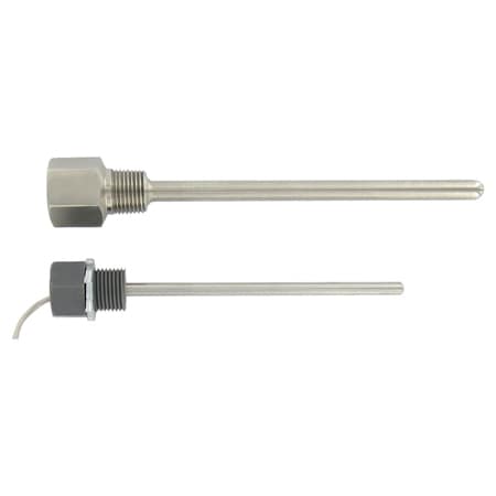Immersion Temp Probes for Water Monitoring with Stainless Steel Thermowells