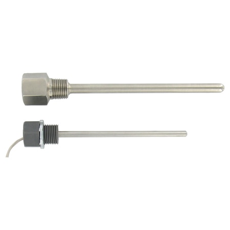 Immersion Temp Probes for Water Monitoring with Stainless Steel Thermowells